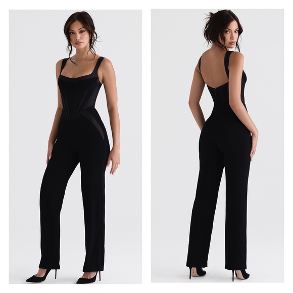 House of CB Pants & Jumpsuits House Of Cb Mylene Black Jumpsuit